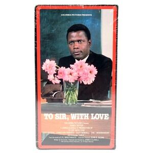 TO SIR, WITH LOVE SEALED VHS MOVIE‎ SIDNEY POITIER COLUMBIA PICTURES